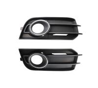 Front Fog Light Grilles For A1 2010-2014 Car Front Bumper Fog Light Grille Decoration Black 8X0807681A 8X0807682A(Left and right)