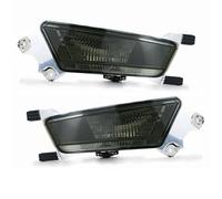 Front Fog Light Lamps Car Rear Bumper Reflector Fog Light Brake Tail Lamp for Range for Rover for Evoque 2011-2018(Black Left Right)