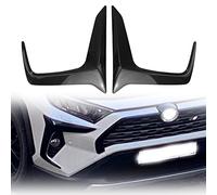 Front Fog Light Protector Guard Black For RAV4 2019-2022 (Carbon Fiber) | Compatible with Toyota 2019-2022 Glossy Finish UV Resistant Anti Scratch Enhance Appearance Reinforced Structure Secure Fit