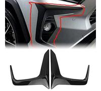 Front Fog Light Protector Guard Black For RAV4 2019-2022 (Glossy Black) | Compatible with Toyota 2019-2022 UV Resistant Anti Scratch Enhance Appearance Reinforced Structure Secure Fit Sturdy Build