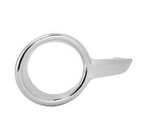 Front Fog Light Surround Cover Car Fog Light Cover Chrome Front Bumper Lamp Bezel For Peugeot 208 2012-2018(Left)