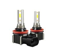 Front Fog Lights For BMW E63 E64 E90 E91 E92 E93 328i 328xi For X5 E53 E70 E46 325i 2Pcs H8 H11 LED Fog Lights Bulbs 100W Car Fog Lamps 6000K 12V(6000K Super White)