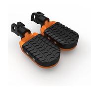 Front Footrest For CRF1000L CRF1100L For AFRICA TWIN ADV/DCT MSX125/For GROM XL750 For TRANSALP For MONKEY125 Foot Pegs Rest Pedals(Adjustable 2 orange)