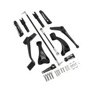 Front Footrest Motorcycle Forward Controls Complete Kit Footpegs Shifter Levers Linkages For Sportster XL883 For Custom XL1200 Forty Eight