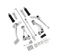 Front Footrest Motorcycle Forward Controls Complete Kit Footpegs Shifter Levers Linkages For Sportster XL883 For Custom XL1200 Forty Eight
