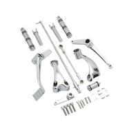 Front Footrest Motorcycle Forward Controls Complete Kit Footpegs Shifter Levers Linkages For Sportster XL883 For Custom XL1200 Forty Eight