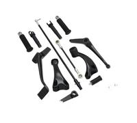 Front Footrest Motorcycle Forward Controls Complete Kit Footpegs Shifter Levers Linkages For Sportster XL883 For Custom XL1200 Forty Eight