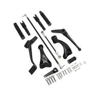 Front Footrest Motorcycle Forward Controls Complete Kit Footpegs Shifter Levers Linkages For Sportster XL883 For Custom XL1200 Forty Eight
