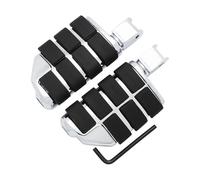 Front Footrests Fit For Honda Shadow VT750 Aero VTX1300/1800 VT1300 Steed Motorcycle Front Foot Pegs Footrests Floorboards CNC Foot(Chrome-F)