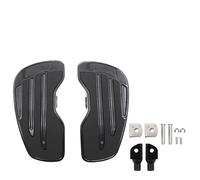 Front Footrests Fit For Kawasaki Vulcan S 650 EN650 VN650 2015-2023 Motorcycle Front&Rear Footboard Wide Footrests Motorcycle Pedal(Black For Passenger)