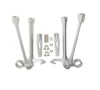 Front Footrests Motorcycle Rear Passenger Foot Pegs Footrest Bracket For GSXR 1000 2009-2016 Rear Footpeg