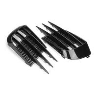 Front for Radiator Grilles 1Pair for Glossy Black Fog Lamp Cover Grill for VW for Golf 6 MK6 VI GTI GTD R R20 2008-2013 Fog Light Grille Eye Wind Knife Cover Trim