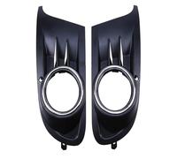 Front for Radiator Grilles Black Car Front Bumper Lower Grille Fog Light Grilles for Hole Cover for VW for Golf MK6 for Variant 2009-2013(1 Pair)
