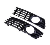Front for Radiator Grilles Car Center Fog Lights Grille Cover Front Lower Bumper Side Racing Grills A4 B6 for Sedan 2002 2003 2004 Auto Exterior Parts(1 Pair)
