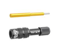 Front Fork Air Adapter, Front Fork Valve Adapter, Non-Slip Valve Extension Adapter, Accessories for Road Trips, Mountain Bikes, Road Bikes and