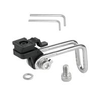 Front Fork Bike Lamp Holder - Bicycle Headlight Mount Bracket, Lightweight supportRack Design, Vibration Resistant Secure Installation System, Stylish Functional Cycling Accessory Build | Nig