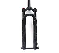 Front Fork Cycling Suspension Fork 26/27.5 Inch Mountain Bike Double Air Chamber Front Fork Bicycle Shoulder Control