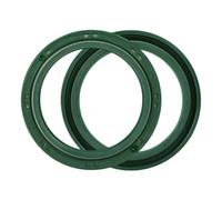 Front Fork Damper Oil Seal And Dust Seal 41x54x11 Compatible With Motorcycle Models CB400 CB-1 VTEC Hornet 250 Magna For Part Number 41 54 11(green oil seal)