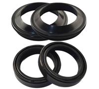 Front Fork Damper Oil Seal for Motorcycle - 43x54x11 mm Replacement Rubber Seal(Oil and Dust Seal)