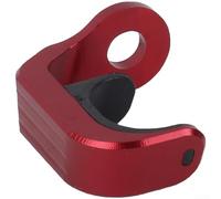 Front fork E buckle for Brompton folding bicycle with precision CNC machining and bright anodized finish on 6061 aluminum material (Red)