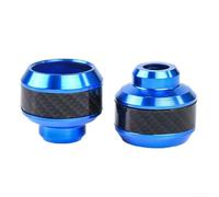 Front Fork Guards Motorcycle Frame Sliders Shock Absorbing Aluminium Alloy Protection System(Blue)