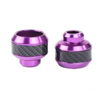 Front Fork Guards Motorcycle Frame Sliders Shock Absorbing Aluminium Alloy Protection System(Purple)