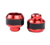 Front Fork Guards Motorcycle Frame Sliders Shock Absorbing Aluminium Alloy Protection System(Red)