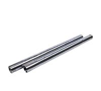 Front Fork Inner Tubes Shock Pipes Silver Pair For SUZUKI GSX1400 2001-2005 2002 2003 2004 51110-42F00-000 High Holes 46x642mm