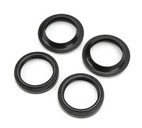 Front Fork Oil Dust Seal Kit Fluororubber Replacement for XVS650 V Star YZF-600R Motorcycle Motorbike Front replacement fork Damper Oil Seal and Dust Seal Leak Proof Shock Absorber