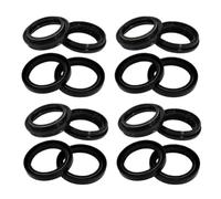 Front Fork Oil Seal 45x57x11 Mm Compatible With CR125R CR250R CR500R CBR600RR CBR900RR SC28 1989-2005(8set)