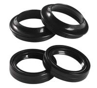 Front Fork Oil Seal And Cover Compatible With 50 Liberty 2T 4T Sport 50 Zip 1998 2000 2001 2002 2003 2004 2005 2006 2007 2008(2pcs oil seal)