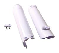 Front Fork Protection Guard Shock Absorber Cover Compatible with EXC FC SX XC W TE FE TX FX TC EX EC MC 125 Models(white)