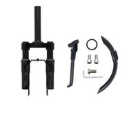 Front Fork Shock Absorber Kit for Xiaomi M365, 1S, Pro, Pro2 Electric Scooter, Metal ABS Suspension Upgrade with Kickstand, Black