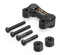 Front Fork Stem Fit For Harley Road Glide FLTRX 2015-2024 King FLHR Handlebar Riser Pull Back Plate For Street Bob FXBBS 114 Low Rider S(Orange)