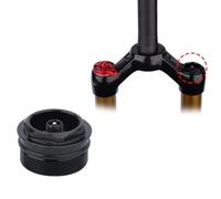 Front Fork Valve Nut Bicycle Air Fork Cap Assembly Thread 31xP1 0mm Compatible with Valve Core and Sealing Ring for 34mm Fork (A-31mm*1.0)
