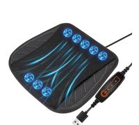Front Front Pad Pad - Ventilated Car Seat Cushion, Cooling Seat Cushion - Quiet USB Plug with 8 Ice Silk Mesh Fans Tre