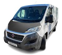 Front Full Plain Black Bonnet Bra Cover Protector Guard For Fiat Ducato Peugeot Boxer Citroen Relay 2014-2022