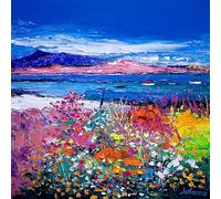 Front Gardens and the Moorings, Iona by John Lowrie Morrison (Jolomo) Print Only - Large 40cm x 40cm / Print Only - No Frame