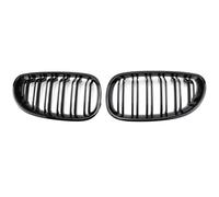 Front Grill 1 Pair Gloss Black Front Kidney Grill Double Slat For BMW E60 E61 5 Series For M5 520I 535I 550I 2004-2009 Racing Grilles Front Grille Grills