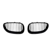 Front Grill 2 Pieces Front Kidney Racing Grille For BMW E60 E61 For M5 Series 2003-2010 Single Line Modification For Sport Grilles Hood Grill Front Grille Grills(Glossy black)
