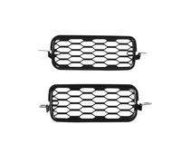 Front Grill 2 Pieces Stainless Steel Car Front Fog Light Cover Honeycomb Grille Grill Trim For LADA For NIVA Auto Accessories Front Grille Grills(Style B)