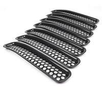 Front Grill 7Pcs Car Front Bumper Insert Racing Grill Mesh Grille For Jeep For Wrangler For TJ 1997 1998-2003 2004 2005 2006 Car front grille