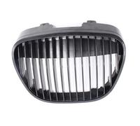 Front Grill Accessories Front Central Badgeless Bumper Grille Cover Compatible With Seat For Ibiza Typ 6L 2002 2003 2004 2005 2006 2007 2008 2009 6L0853651D(Size1)