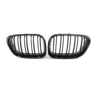 Front Grill Accessories Gloss Black Double Line Style Racing Front Upper Grilles Compatible With BMW For X5 E53 1999 2000 2001 2002 2003 51138250051