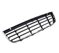 Front Grill Car Durable Front Center Bumper Lower Grille Black Grills Cover Vent With Chrome Trim Side For VW For Golf For MK5 2005-2009 Grille Front