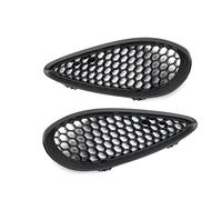 Front Grill Car Front Bonnet Hood Vent Air Intake Cover Grill Trim For Jeep For Grand For Cherokee For SRT 2012-2019 With 6.4 L Engine Car Front Grille(2 x Left-Right)
