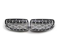 Front Grill Car Front Bumper Diamond Meteor Style Grilles Replacement Racing Grills For BMW 3 Series E92 E93 LCI 2-Doors 2010-2012 Car front grille(Sliver)