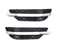 Front Grill Car Front Bumper DRL Daytime Running Light Fog Light Grille Grill Cover For Benz W204 C-Class 2011-2013 MB1039117 MB1038117 Car front grille(Left Right)