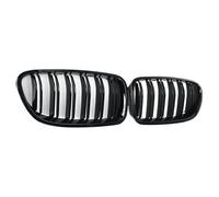 Front Grill Car Front Kidney Sport Grille For BMW 5 Series F10 F11 F18 520d 530d 540i 2010-2015 2016 2017 1 Pair Gloss Black Dual Slats Racing Grill Front Grille Grills