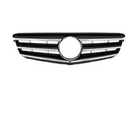 Front Grill Chrome Black Front Bumper Grille For Benz For C-Class W204 2008 2009 2010 2011 2012 2013 2014 W204 C180 C200 C250 C300 Car Front Grille(Sport-Chrome Black)